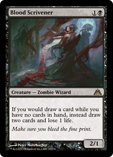 MTG: Dragons Maze 022: Blood Scrivener 