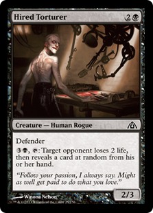 MTG: Dragons Maze 025: Hired Torturer 