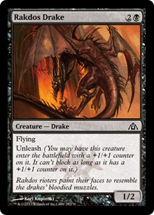 MTG: Dragons Maze 028: Rakdos Drake (FOIL) 