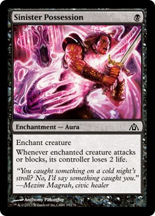 MTG: Dragons Maze 029: Sinister Possession 