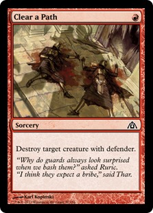 MTG: Dragons Maze 032: Clear a Path 