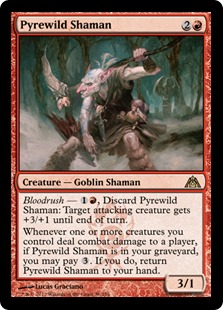 MTG: Dragons Maze 036: Pyrewild Shaman 