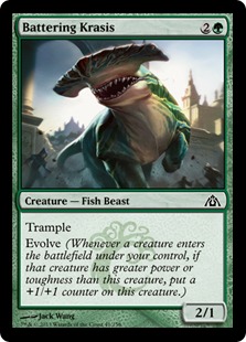 MTG: Dragons Maze 041: Battering Krasis (FOIL) 