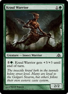 MTG: Dragons Maze 042: Kraul Warrior (FOIL) 