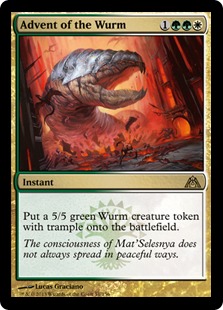 MTG: Dragons Maze 051: Advent of the Wurm 