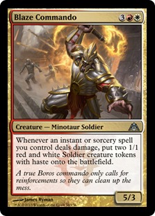 MTG: Dragons Maze 056: Blaze Commando 