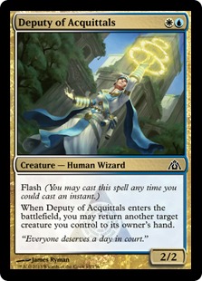 MTG: Dragons Maze 065: Deputy of Acquittals 