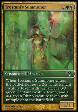 MTG: Dragons Maze 110: Trostanis Summoner (Game Day Promo) 