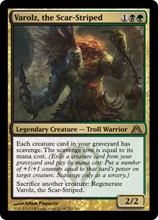MTG: Dragons Maze 112: Varolz, the Scar-Striped 