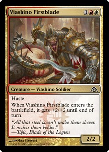 MTG: Dragons Maze 113: Viashino Firstblade (FOIL) 