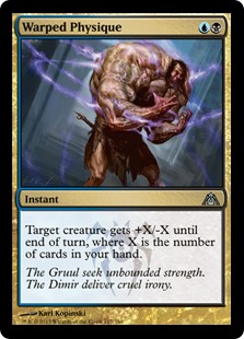 MTG: Dragons Maze 117: Warped Physique (FOIL) 
