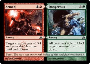 MTG: Dragons Maze 122: Armed // Dangerous 