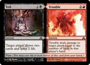 MTG: Dragons Maze 133: Toil // Trouble 
