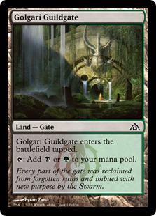 MTG: Dragons Maze 149: Golgari Guildgate (FOIL) 