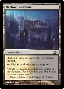 MTG: Dragons Maze 153: Orzhov Guildgate 