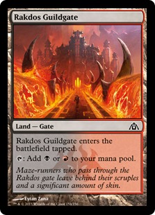 MTG: Dragons Maze 154: Rakdos Guildgate 