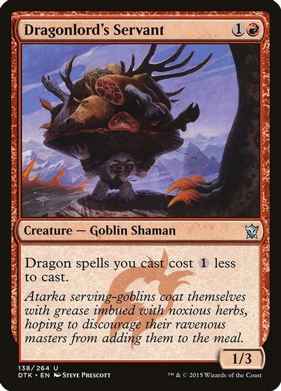 MTG: Dragons of Tarkir 138: Dragonlords Servant 
