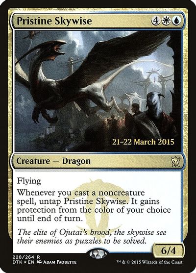 MTG: Dragons of Tarkir 228: Pristine Skywise - Prerelease Foil 