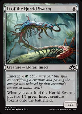 MTG: Eldritch Moon 008: It of the Horrid Swarm 