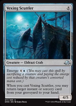 MTG: Eldritch Moon 011: Vexing Scuttler 