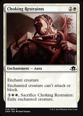 MTG: Eldritch Moon 016: Choking Restraints 