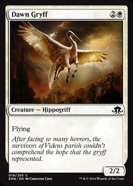 MTG: Eldritch Moon 019: Dawn Gryff [FOIL] 