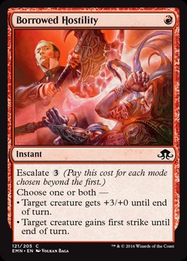 MTG: Eldritch Moon 121: Borrowed Hostility 
