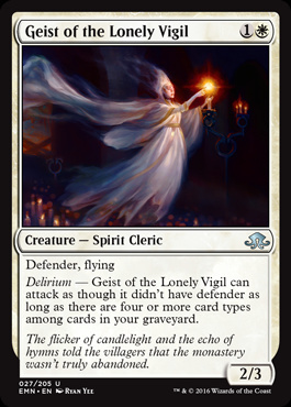MTG: Eldritch Moon 027: Geist of the Lonely Vigil 