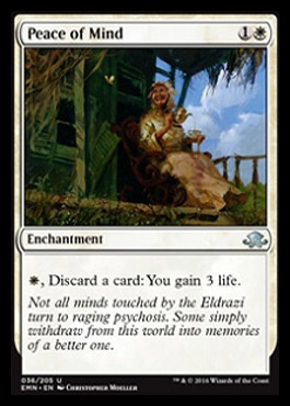 MTG: Eldritch Moon 036: Peace of Mind [FOIL] 