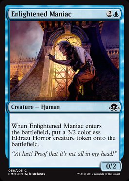 MTG: Eldritch Moon 058: Enlightened Maniac 