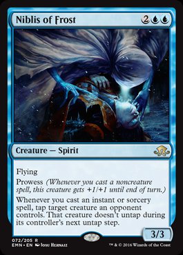 MTG: Eldritch Moon 072: Niblis of Frost [FOIL] 