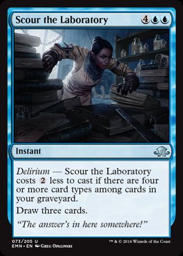 MTG: Eldritch Moon 073: Scour the Laboratory 