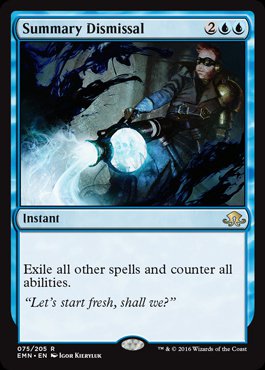 MTG: Eldritch Moon 075: Summary Dismissal 
