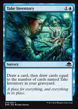 MTG: Eldritch Moon 076: Take Inventory 