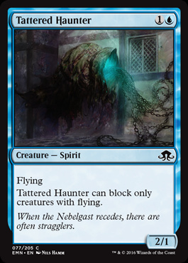 MTG: Eldritch Moon 077: Tattered Haunter [FOIL] 