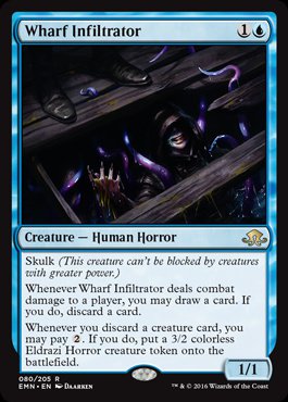 MTG: Eldritch Moon 080: Wharf Infiltrator 
