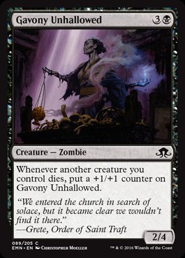 MTG: Eldritch Moon 089: Gavony Unhallowed 