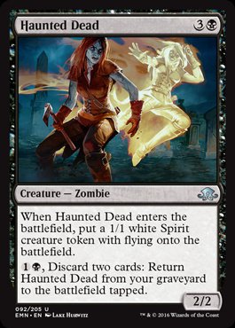 MTG: Eldritch Moon 092: Haunted Dead 
