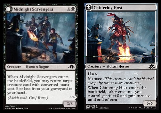 MTG: Eldritch Moon 096: Midnight Scavengers // Chittering Host 