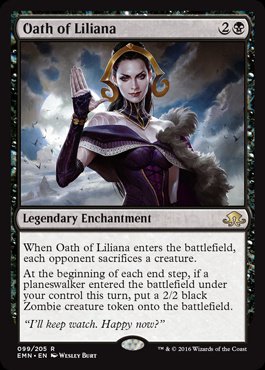 MTG: Eldritch Moon 099: Oath of Liliana [FOIL] 