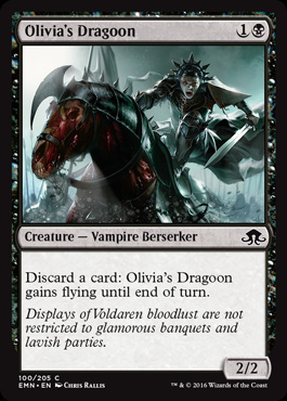 MTG: Eldritch Moon 100: Olivias Dragoon [FOIL] 