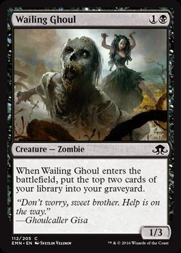 MTG: Eldritch Moon 112: Wailing Ghoul [FOIL] 