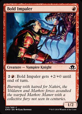 MTG: Eldritch Moon 120: Bold Impaler 