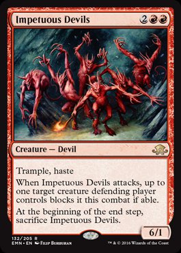 MTG: Eldritch Moon 132: Impetuous Devils 