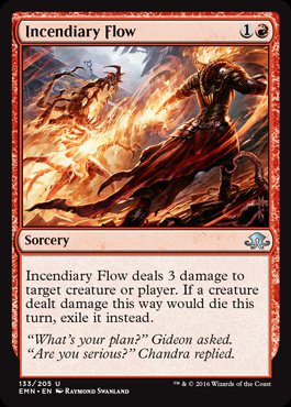 MTG: Eldritch Moon 133: Incendiary Flow 