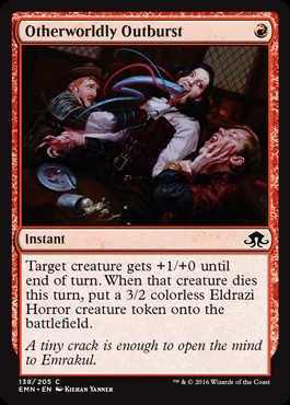 MTG: Eldritch Moon 138: Otherworldly Outburst 