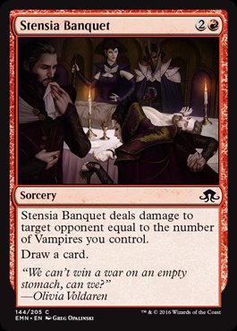 MTG: Eldritch Moon 144: Stensia Banquet [FOIL] 