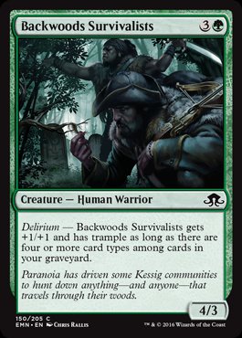 MTG: Eldritch Moon 150: Backwoods Survivalists  