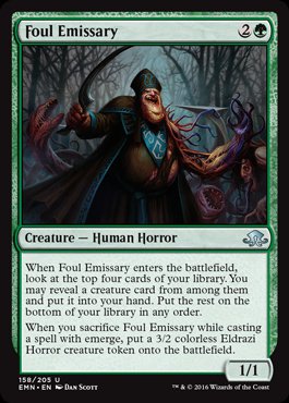 MTG: Eldritch Moon 158: Foul Emissary 