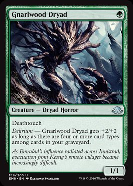 MTG: Eldritch Moon 159: Gnarlwood Dryad 